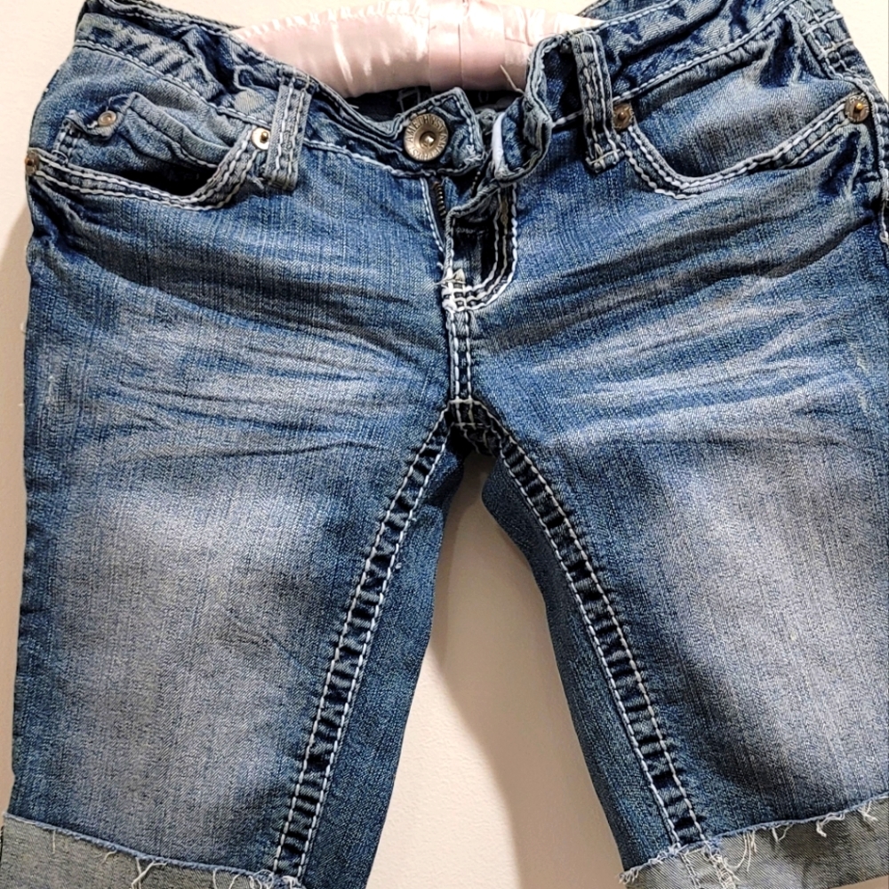 Denim shorts